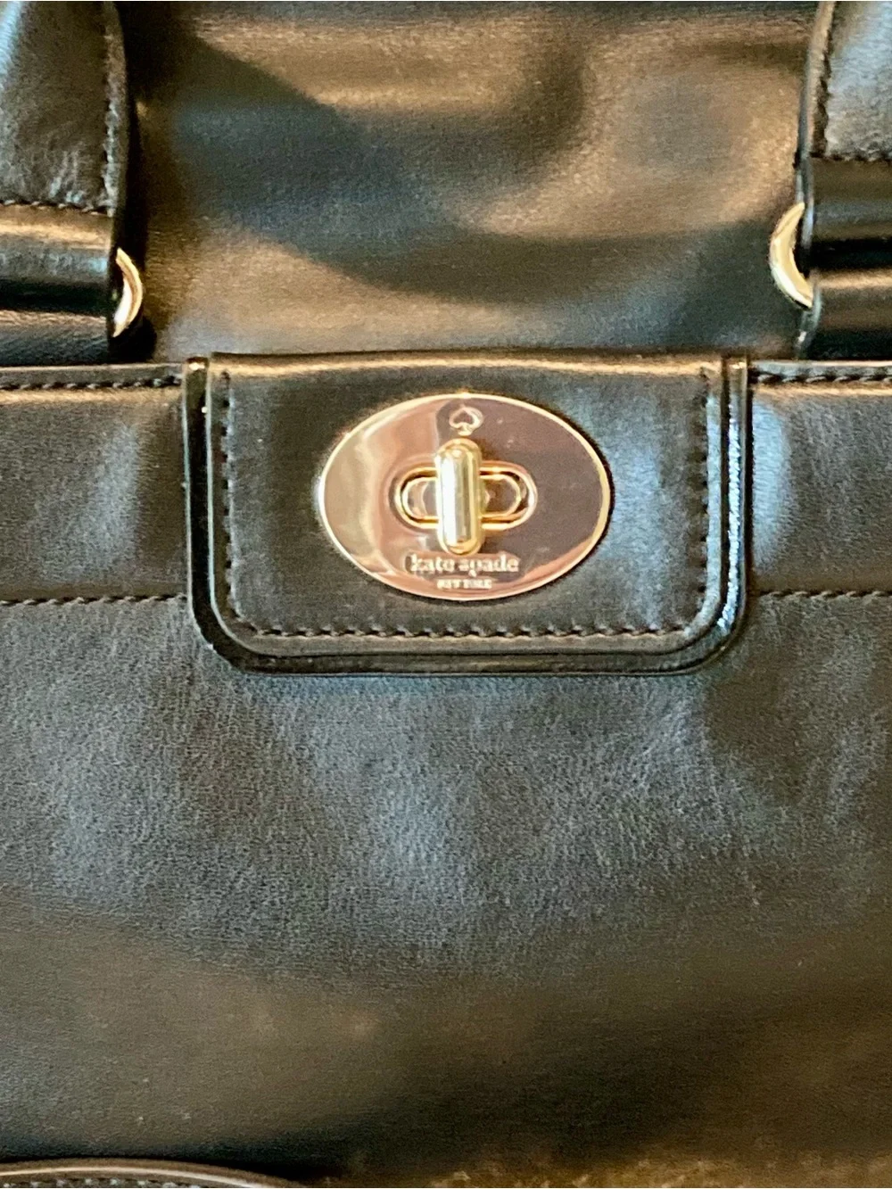 EUC Kate Spade Leather Hampton Road Janie Satchel Bag